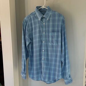 Local Boy Outfitters Blue Plaid Button Up Size Small